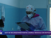 Gest de recunoștință pentru cadrele medicale din Botoșani